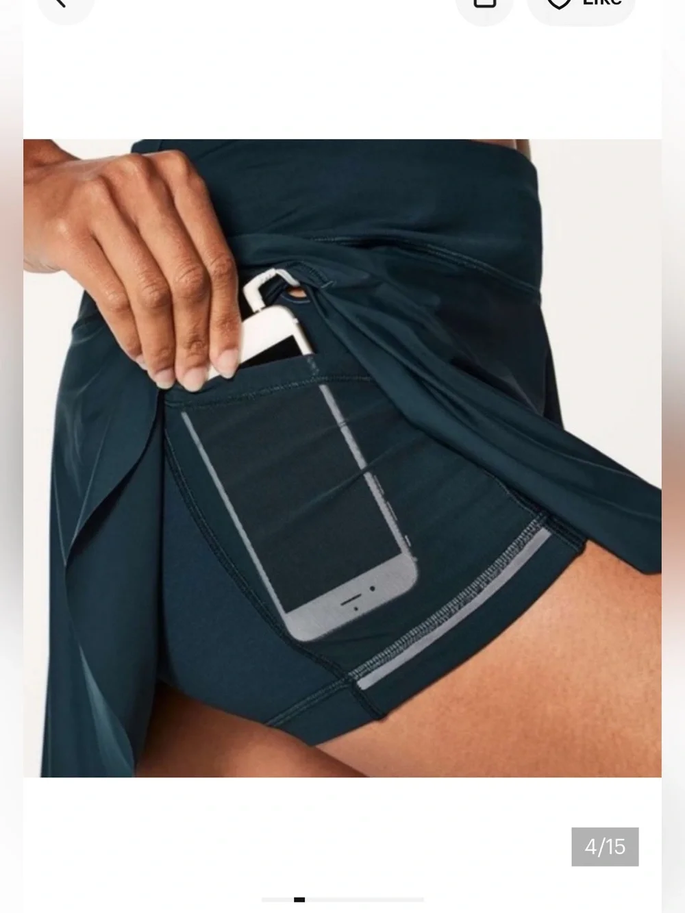 Lululemon sz 8 Quick Pace skirt skort tennis running pickleball padel gorpcore